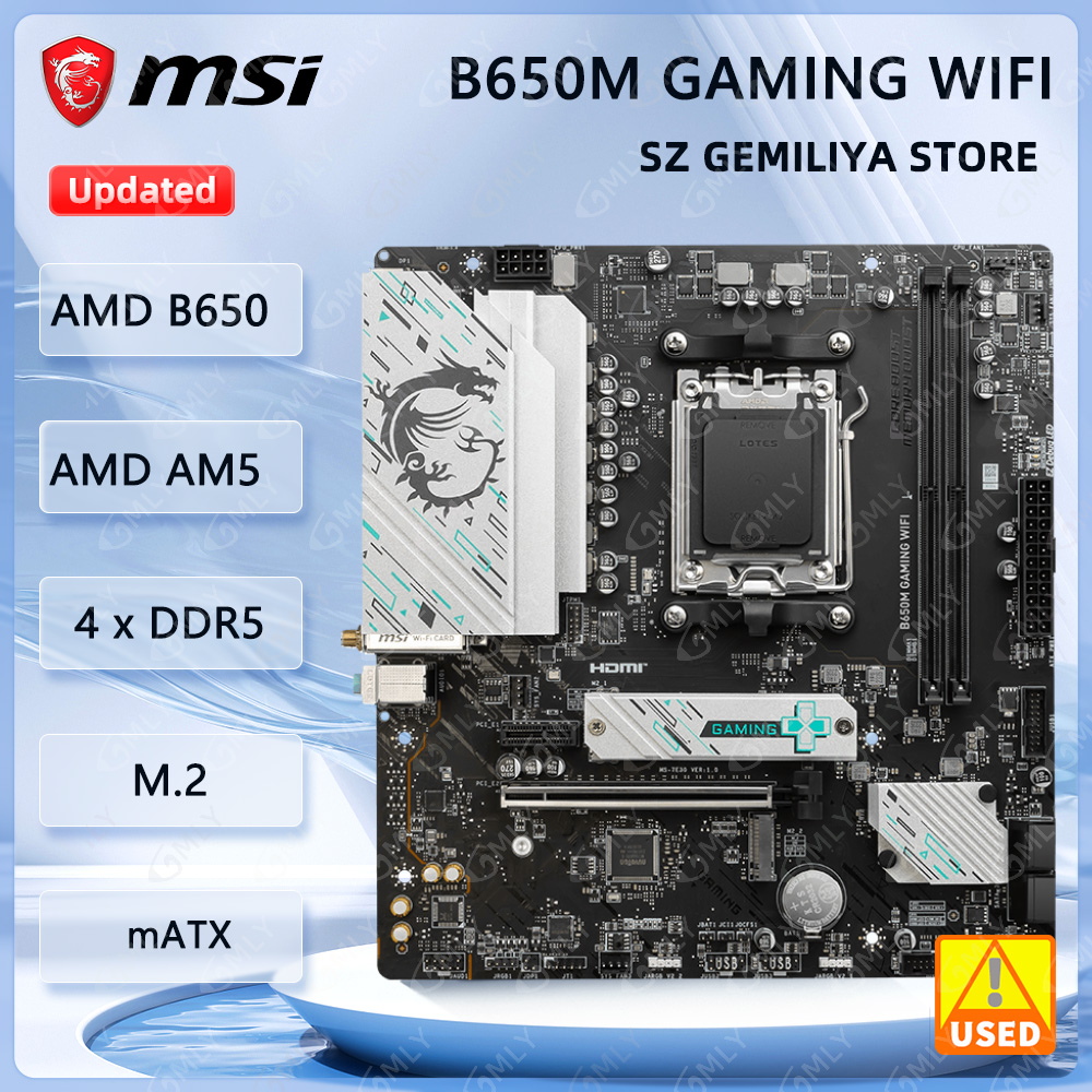 X870E Atx Motherboard - MSI B650M GAMING WIFI Scheda Madre